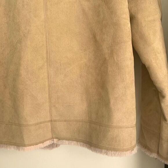 H&M Faux Fur-lined Biker Jacket Size 12 - Picture 7 of 8